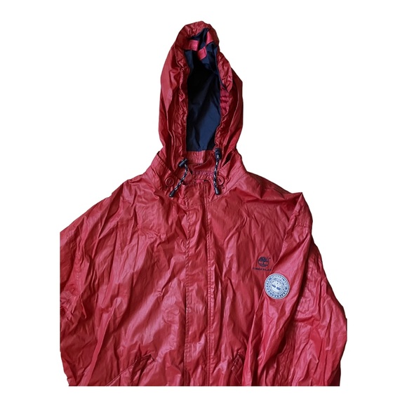 Timberland Sport Series Rain Jacket Men’s Medium With Detachable Hood - Picture 3 of 13
